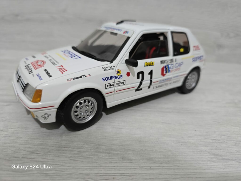 PEUGEOT 205 GTI RALLY MONTECARLO - 118 - SOLIDO
