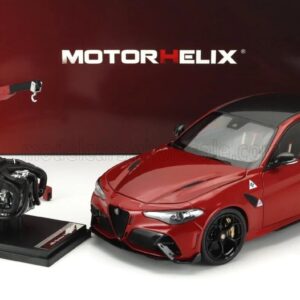 MOTORHELIX ALFA ROMEO 1:18 GIULIA GTAM WITH ENGINE AND ACCESSORIES 2021